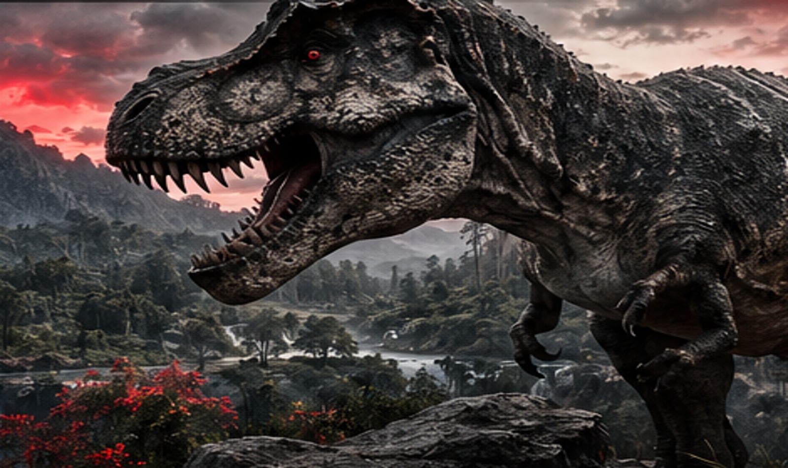 Generated dinosaur artwork for Willy's Haven